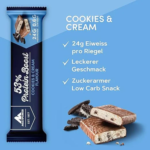 MULTIPOWER53% Protein Bar (24x50g)