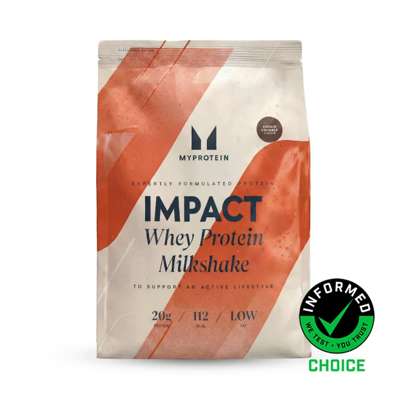 Impact Whey Protein 2700g - 90Portionen Cookie Crumble (Milkshake)
