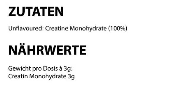 Myprotein Creatine Monohydrate (500g Beutel)