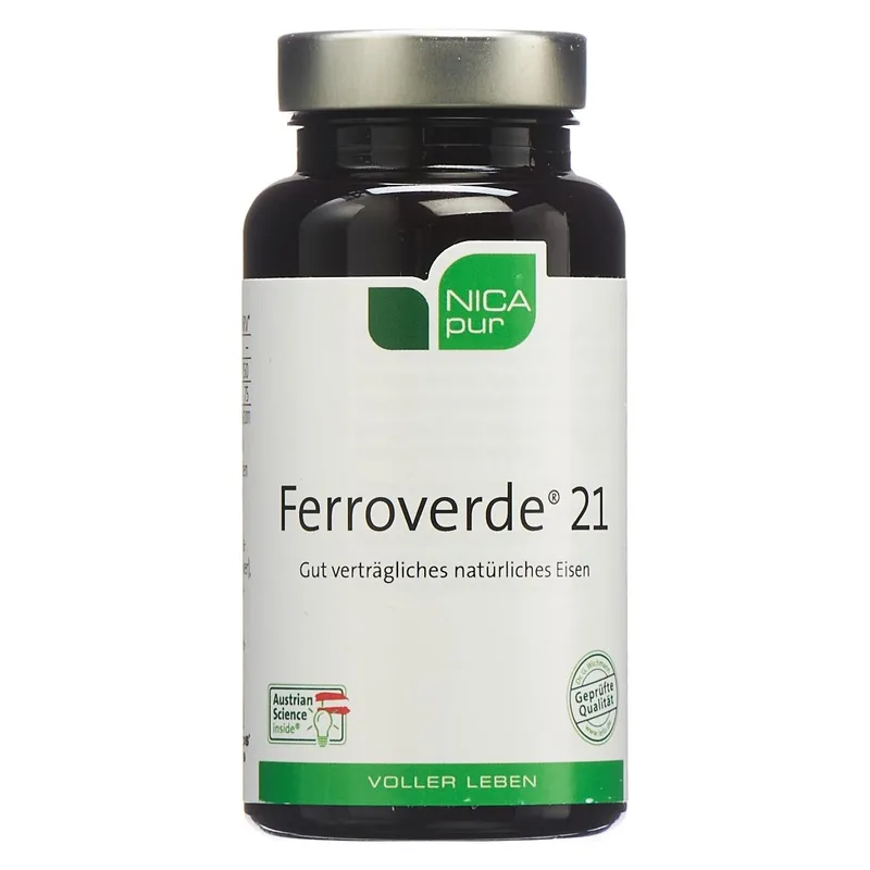FERROVERDE Kaps 21 mg pflanzliches Eisen Ds 60 Stk