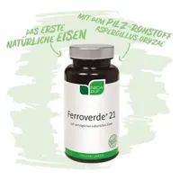FERROVERDE Kaps 21 mg pflanzliches Eisen Ds 60 Stk