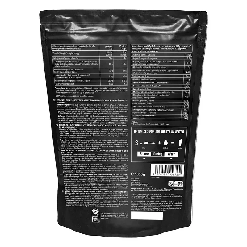 nu3 Vegan Protein 3K Iced Coffee