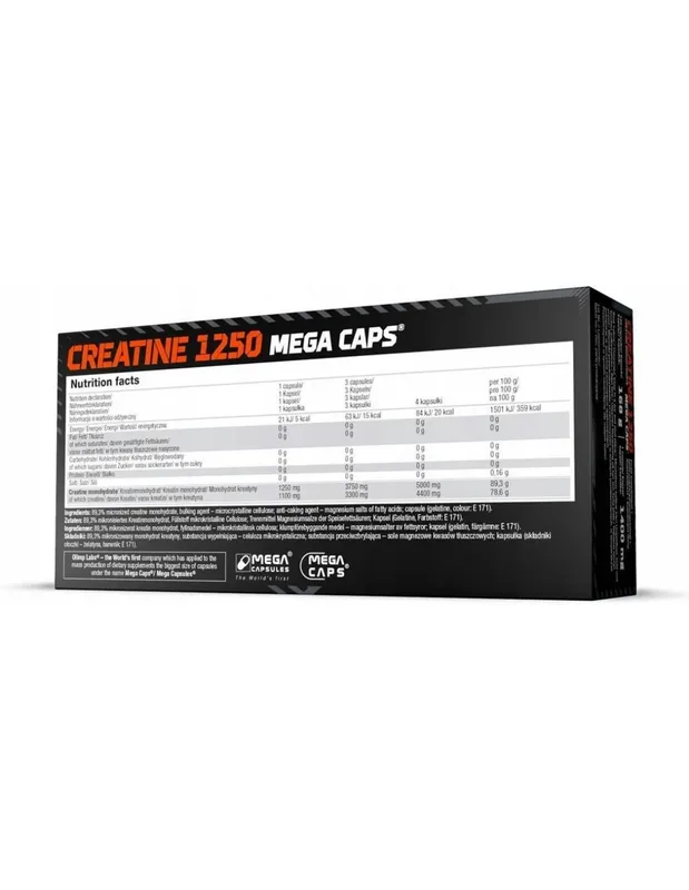 Olimp Creatine Monohydrate 1250 Mega Caps 120Stk