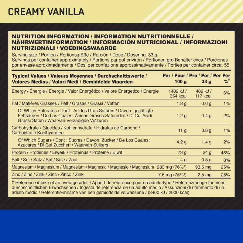 OPTIMUM NUTRITION100% Casein Gold Standard (1820g)