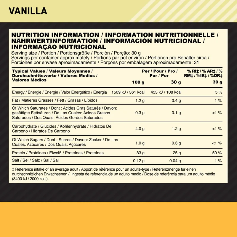 OPTIMUM NUTRITION100% Gold Standard Isolate (930g)