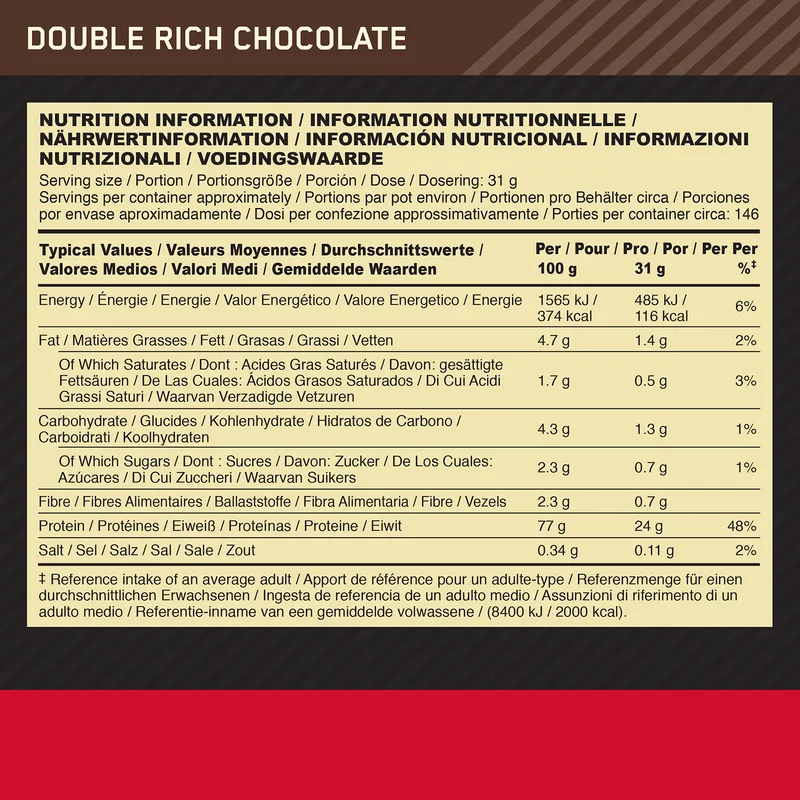OPTIMUM NUTRITION100% Whey Gold Standard (4530g)