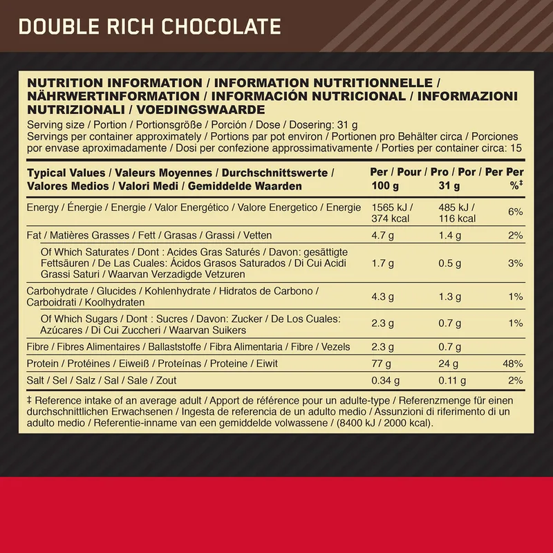 OPTIMUM NUTRITION100% Whey Gold Standard (450g)
