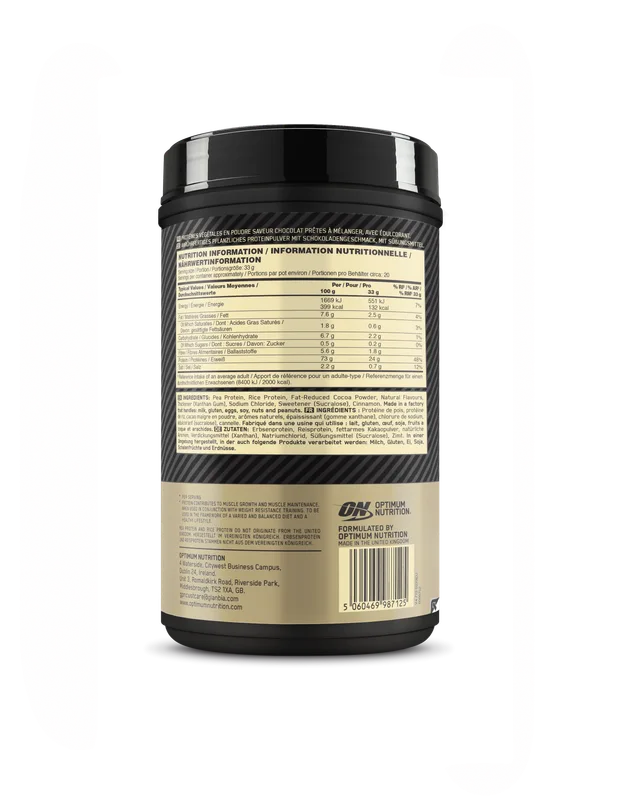 OPTIMUM NUTRITIONGold Standard 100% Plant (684g)