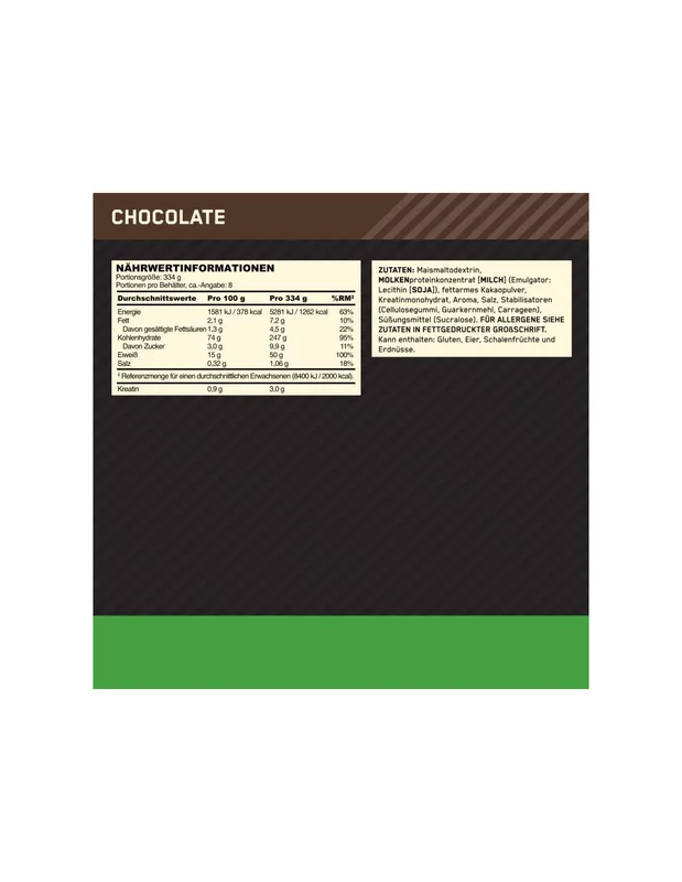 Optimum Serious Mass Gainer 2660g