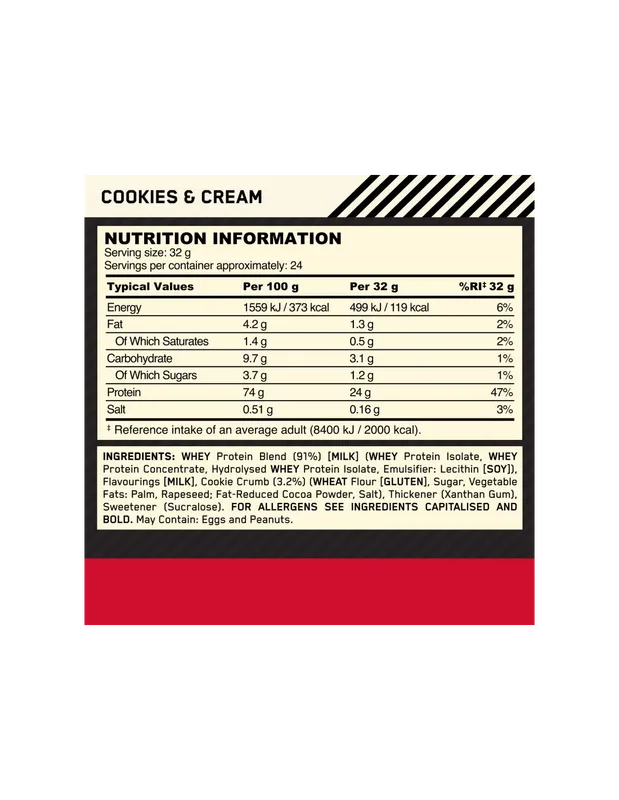 Optimum 100% Gold Whey Standard 2000g
