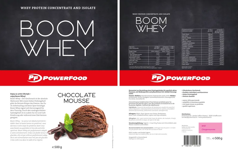 PowerFood Boom Whey (500g)