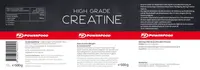 PowerFood High Grade Creatine (500g Dose)