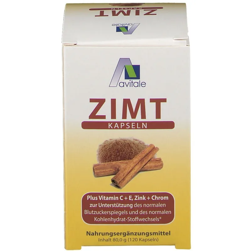 Avitale Zimtkapseln 500mg+Vitamin C + E