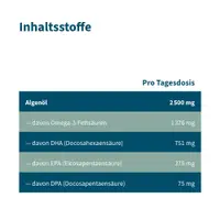 NatuGena Omega-3 Vegane Kapseln – Algenöl mit DHA & EPA