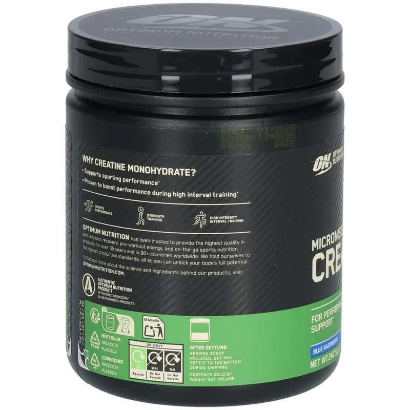 OPTIMUM NUTRITION Micronised Creatine Powder Blue Raspberry