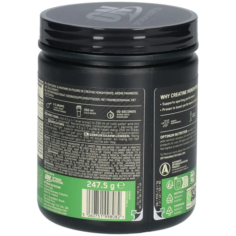 OPTIMUM NUTRITION Micronised Creatine Powder Blue Raspberry