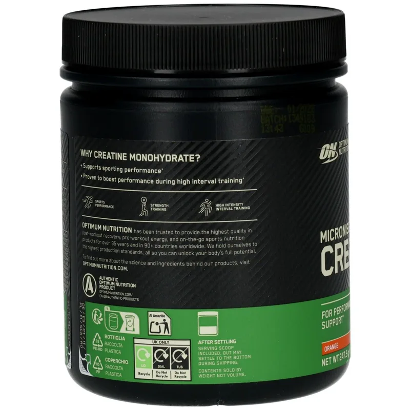OPTIMUM NUTRITION Micronised Creatine Powder ORANGE