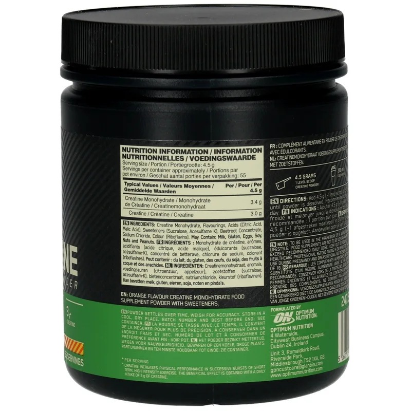 OPTIMUM NUTRITION Micronised Creatine Powder ORANGE