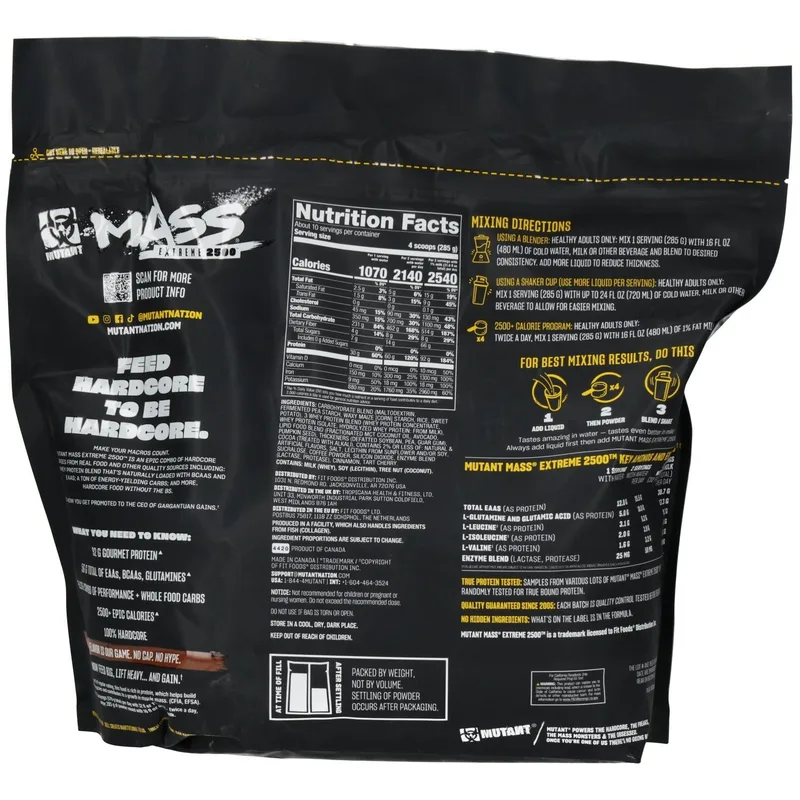 Mutant Mass EXTREME Proteinpulver Triple Chocolate