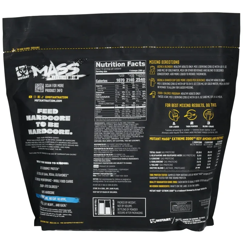Mutant Mass EXTREME Proteinpulver Vanilla Ice Cream
