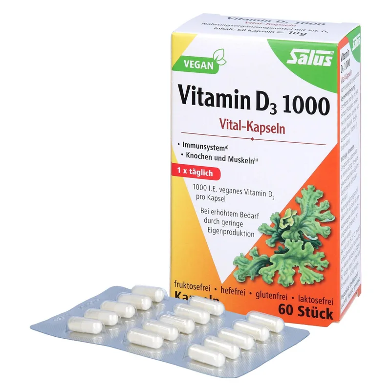 Vitamin D3 1000 Vital Kapseln