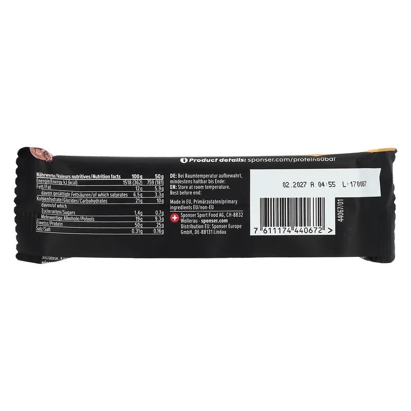 Display Protein 50 Bar Cookie Dough 20 Stück Box
