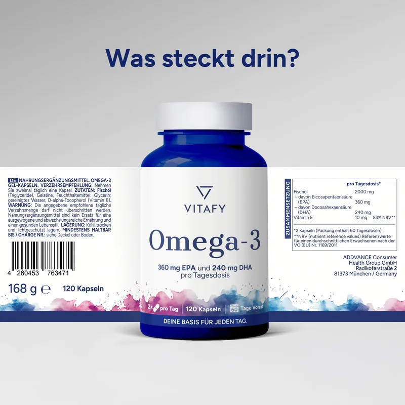 Omega-3-Fischöl (120 Kapseln)