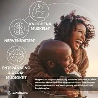 Magnesium Citrat 360 mg elementar hochdosiert, vegan – für Muskeln & Knochen – 180 Kapseln, 2 Monate