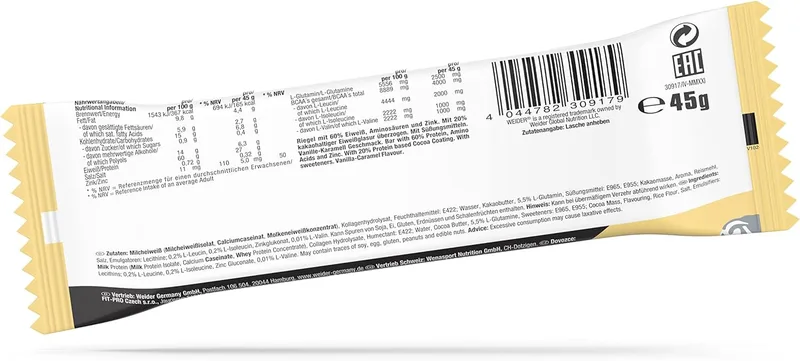 WEIDER60% Protein Bar (24x45g)
