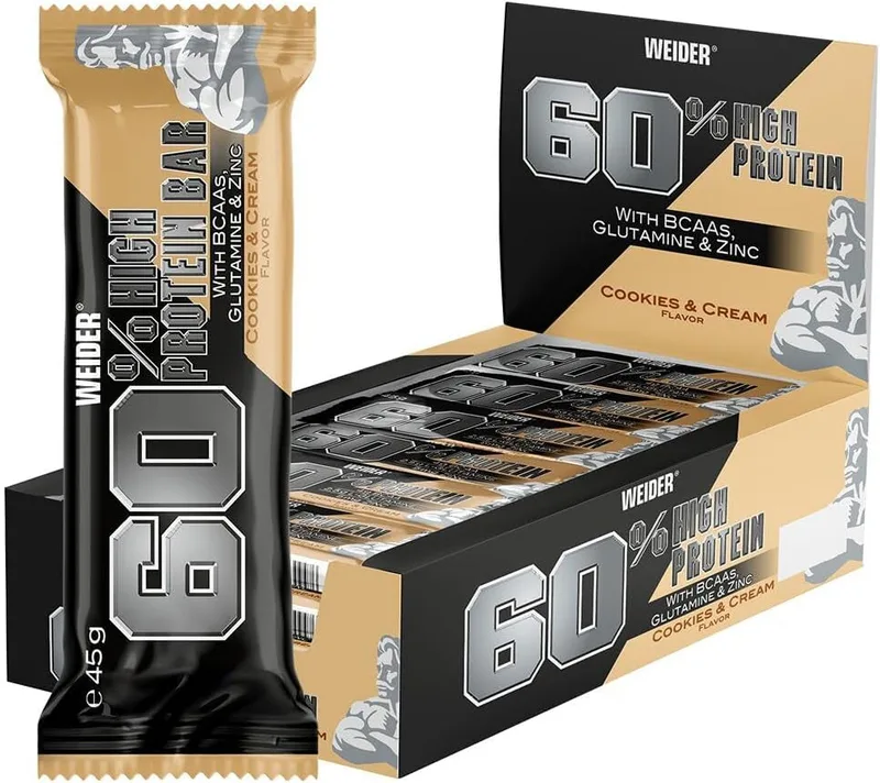 WEIDER60% Protein Bar (24x45g)