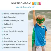 White Omega Kids Omega 3 Kinder - Fischöl Kapseln