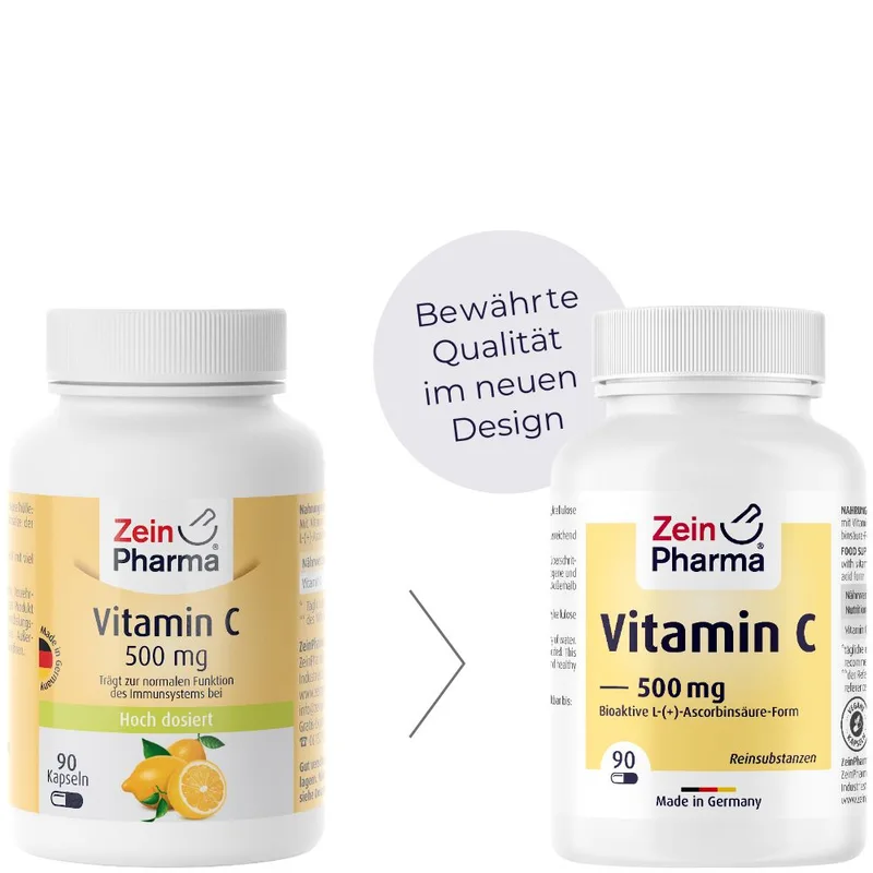 ZeinPharma Vitamin C Kapseln 500 mg